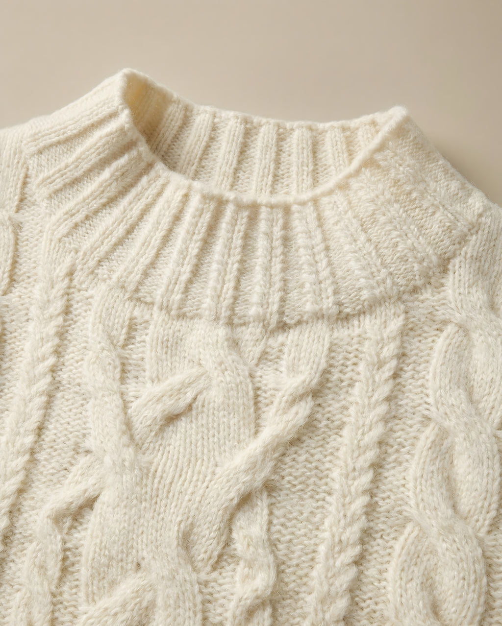 Heritage Cable Knit – Ivory