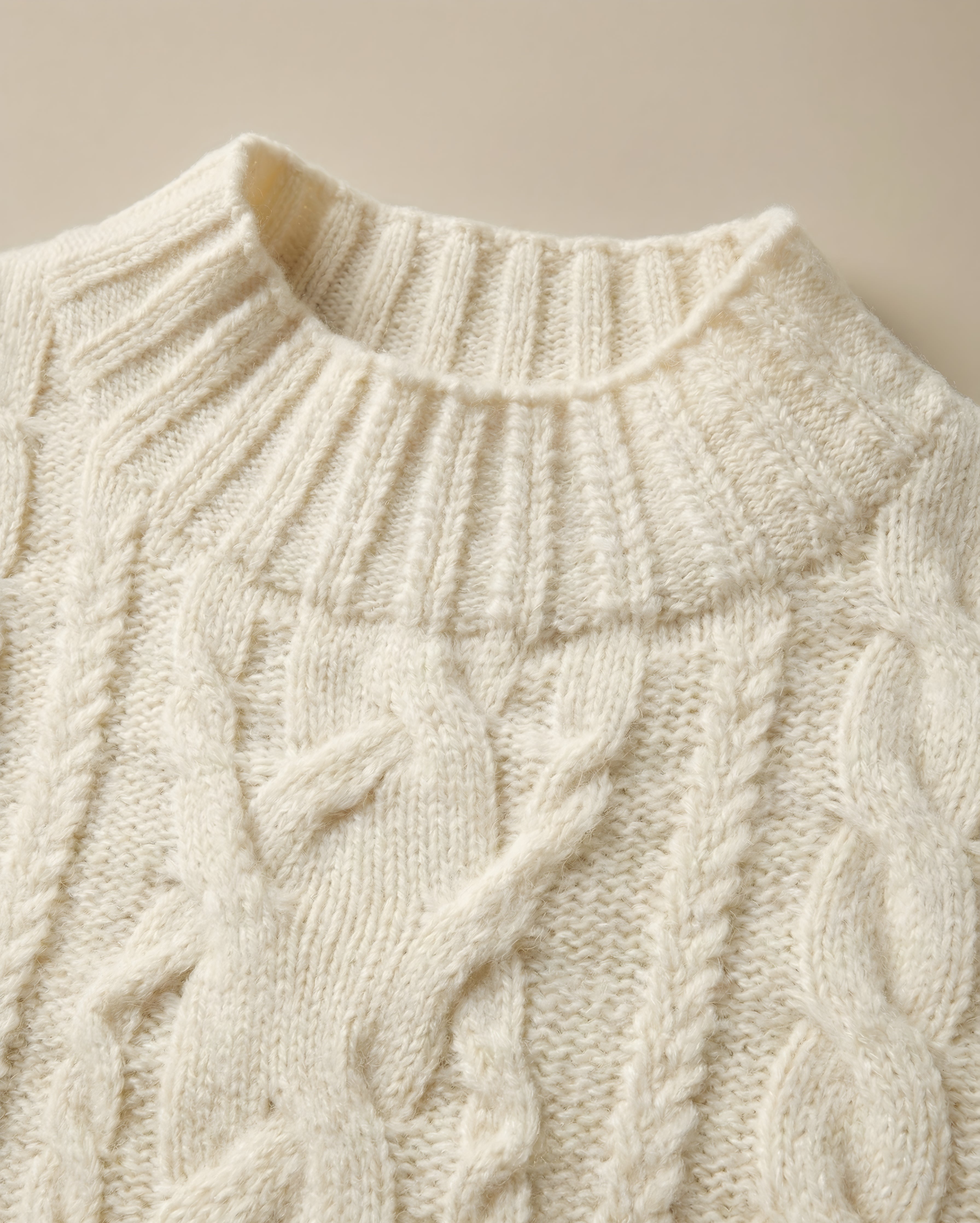 Heritage Cable Knit – Ivory